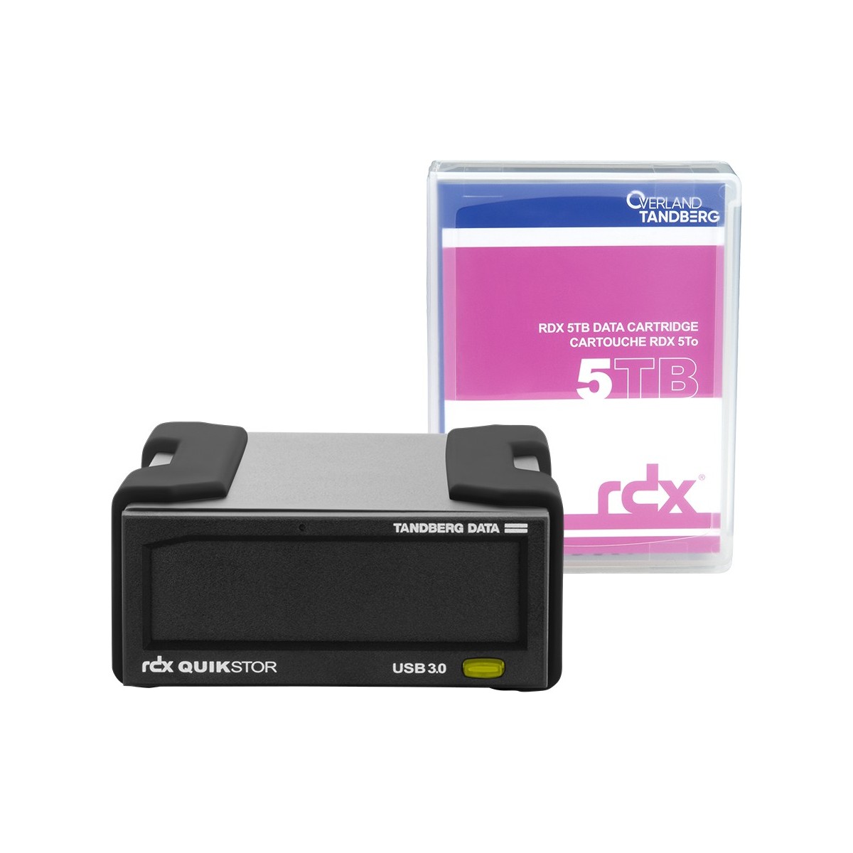 Overland-Tandberg RDX Quikstor External kit 5 TB USB+ - Drive - 5,000 GB