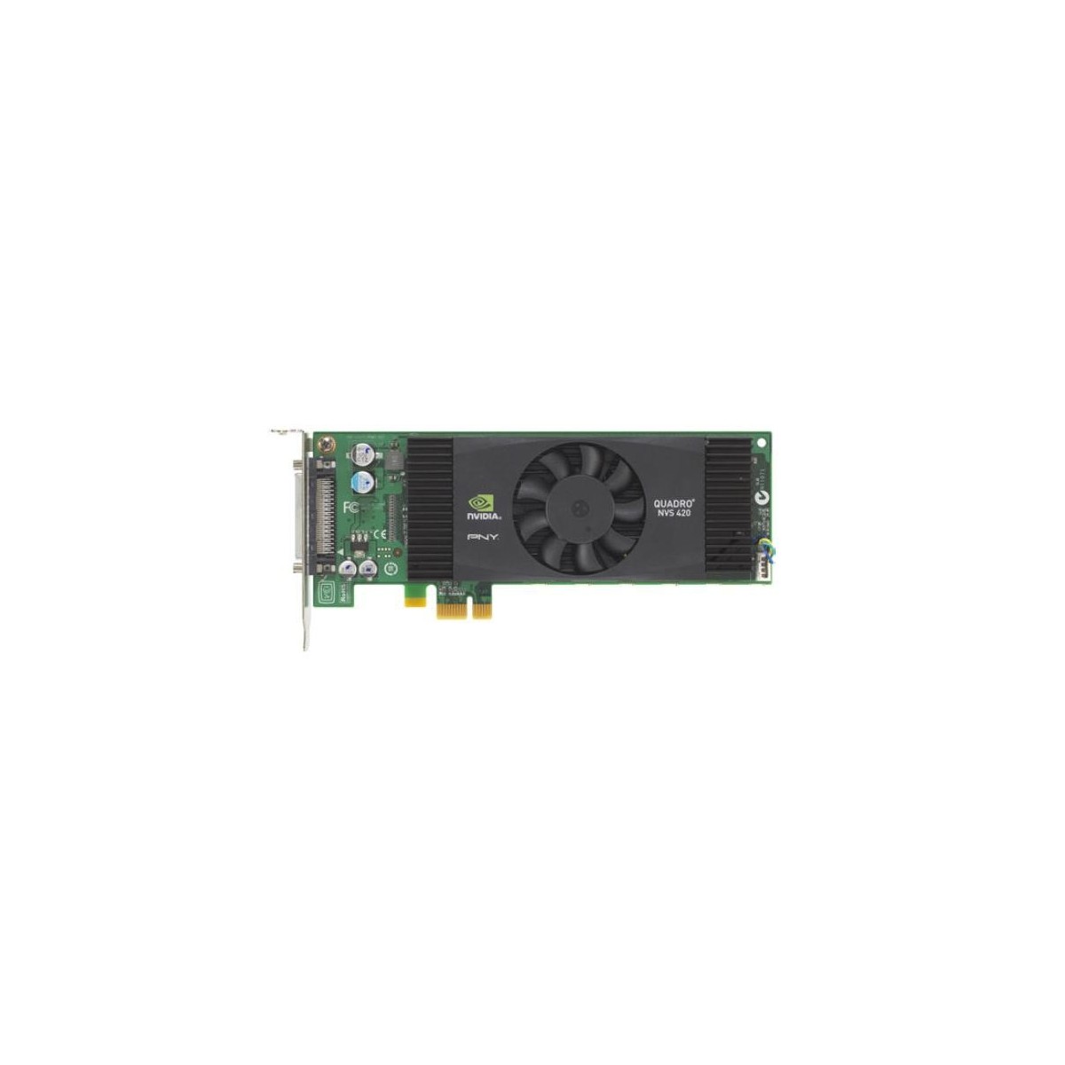 PNY VCQ420NVSX1DVIBLK-1 - NVS 420 - GDDR3 - 128 bit - 2560 x 1600 pixels - PCI Express 2.0