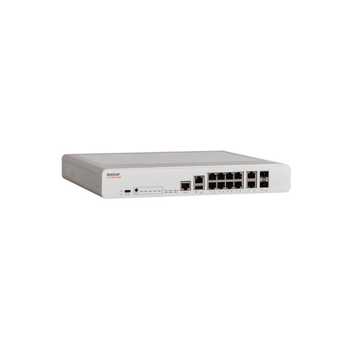 Ruckus ICX7150-C10ZP-2X10GR - Managed - L2/L3 - 10G Ethernet (100/1000/10000) - Power over Ethernet (PoE) - Rack mounting