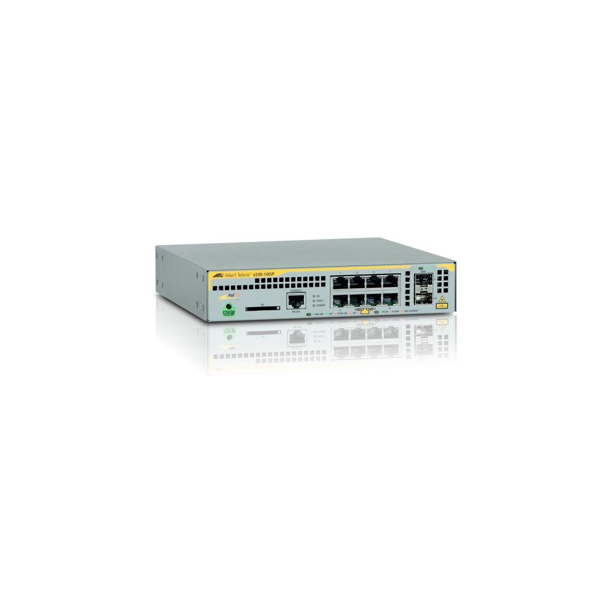 Allied Telesis AT-x230-10GP-50 - Managed - L2+ - Gigabit Ethernet (10/100/1000) - Power over Ethernet (PoE)