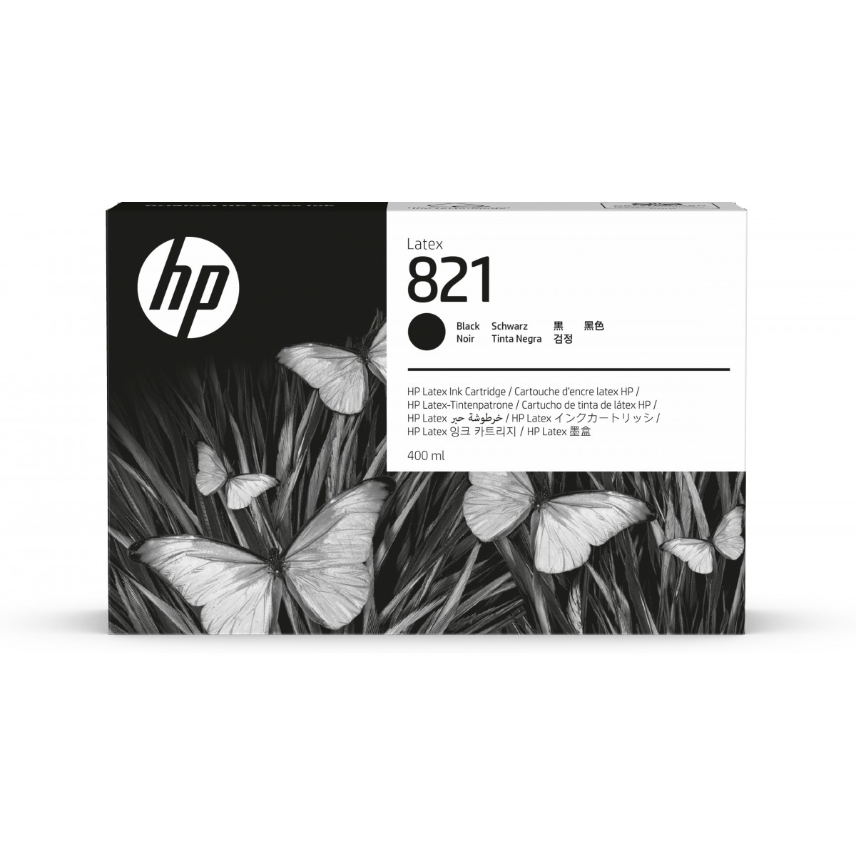 HP 821 - Original - Latex - Black - HP - HP Latex 110 - 115 - 400 ml