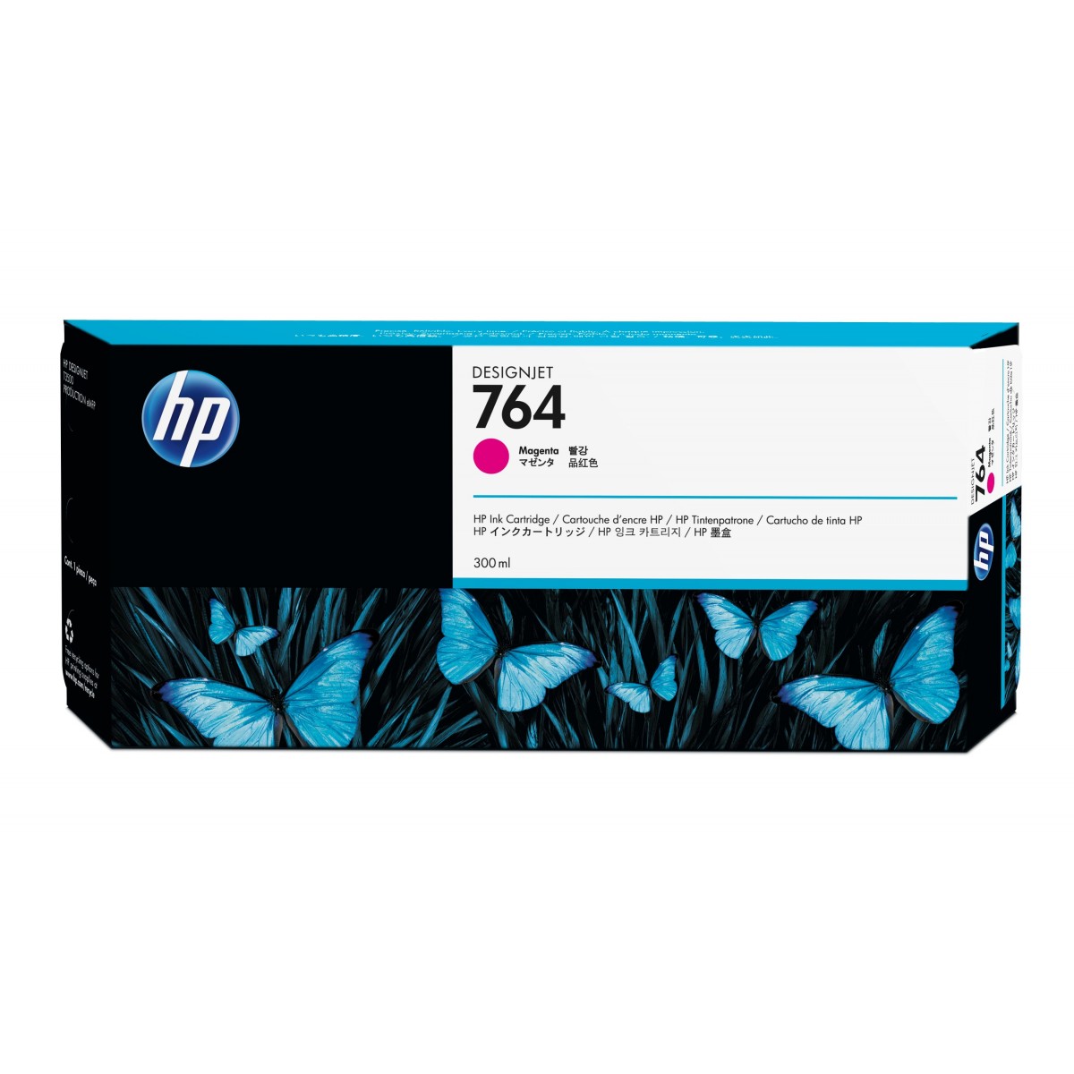 HP 764 - Original - Dye-based ink - Magenta - HP - HP DesignJet T3500 - 1 pc(s)