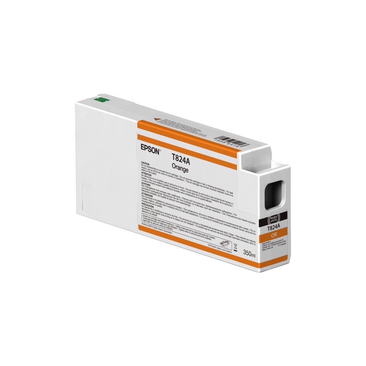 Epson Singlepack Orange T824A00 UltraChrome HDX 350ml - Pigment-based ink - 350 ml - 1 pc(s)