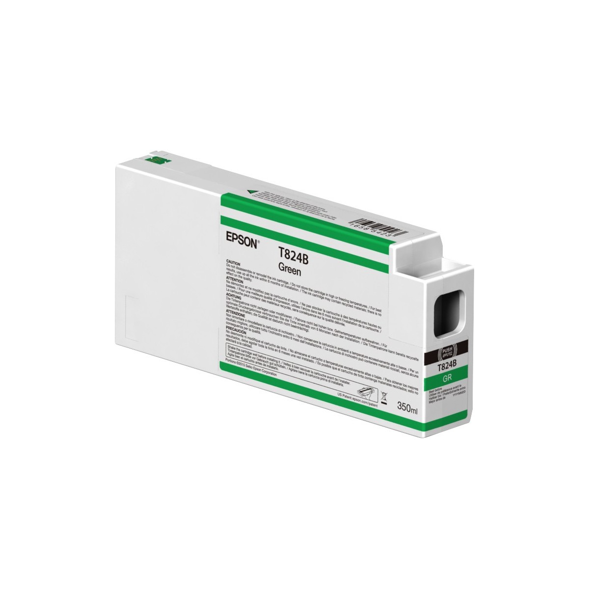 Epson Singlepack Green T824B00 UltraChrome HDX 350ml - Pigment-based ink - 350 ml - 1 pc(s)