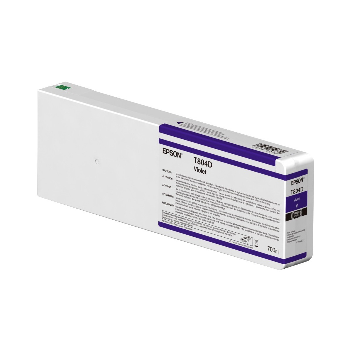 Epson Singlepack Violet T804D00 UltraChrome HDX 700ml - Original - Pigment-based ink - Violet - Epson - SC-P9000V SC-P7000 SC-P7