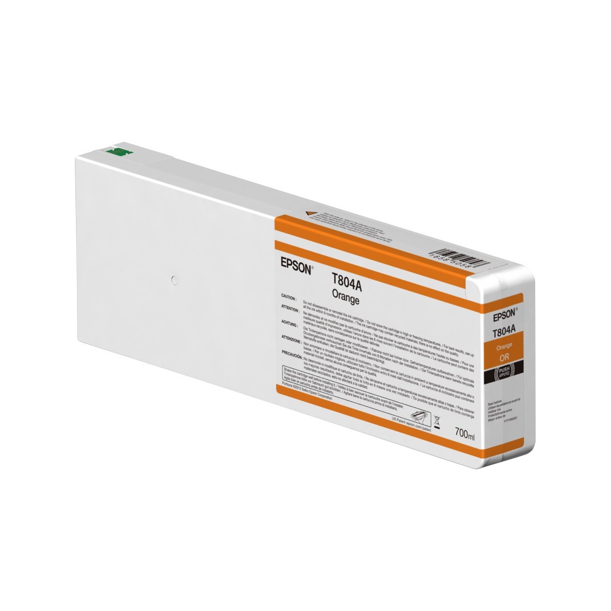 Epson Singlepack Orange T804A00 UltraChrome HDX 700ml - Pigment-based ink - 700 ml - 1 pc(s)