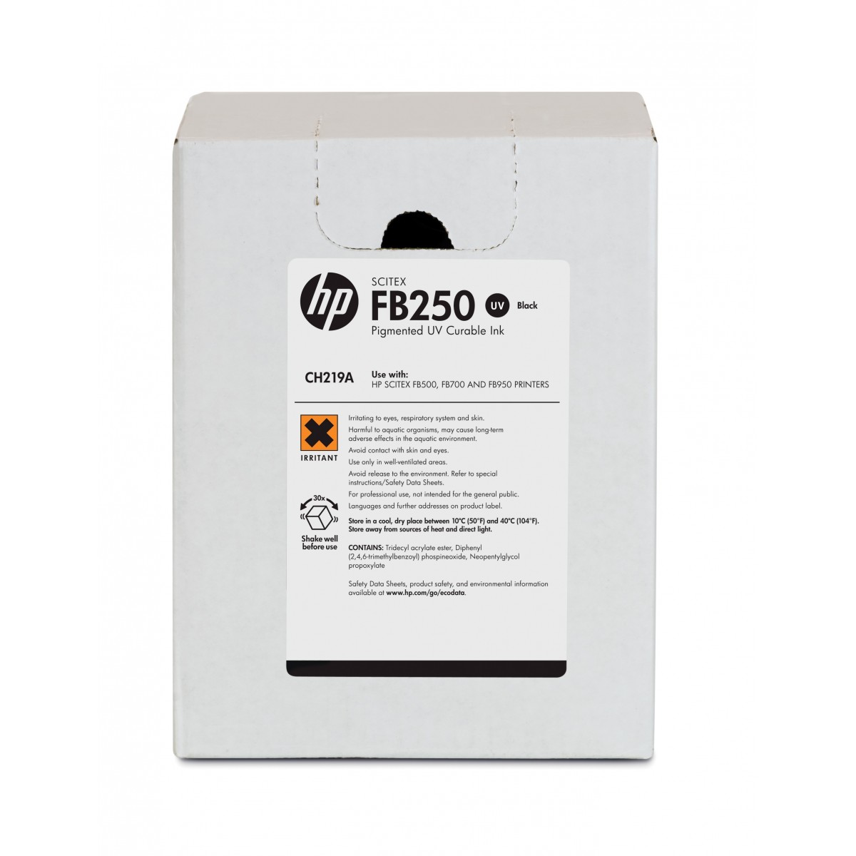 HP FB250 3-liter Black Scitex Ink - Original - Pigment-based ink - Black - HP - HP Scitex FB950 - FB500 - FB700 - 1 pc(s)