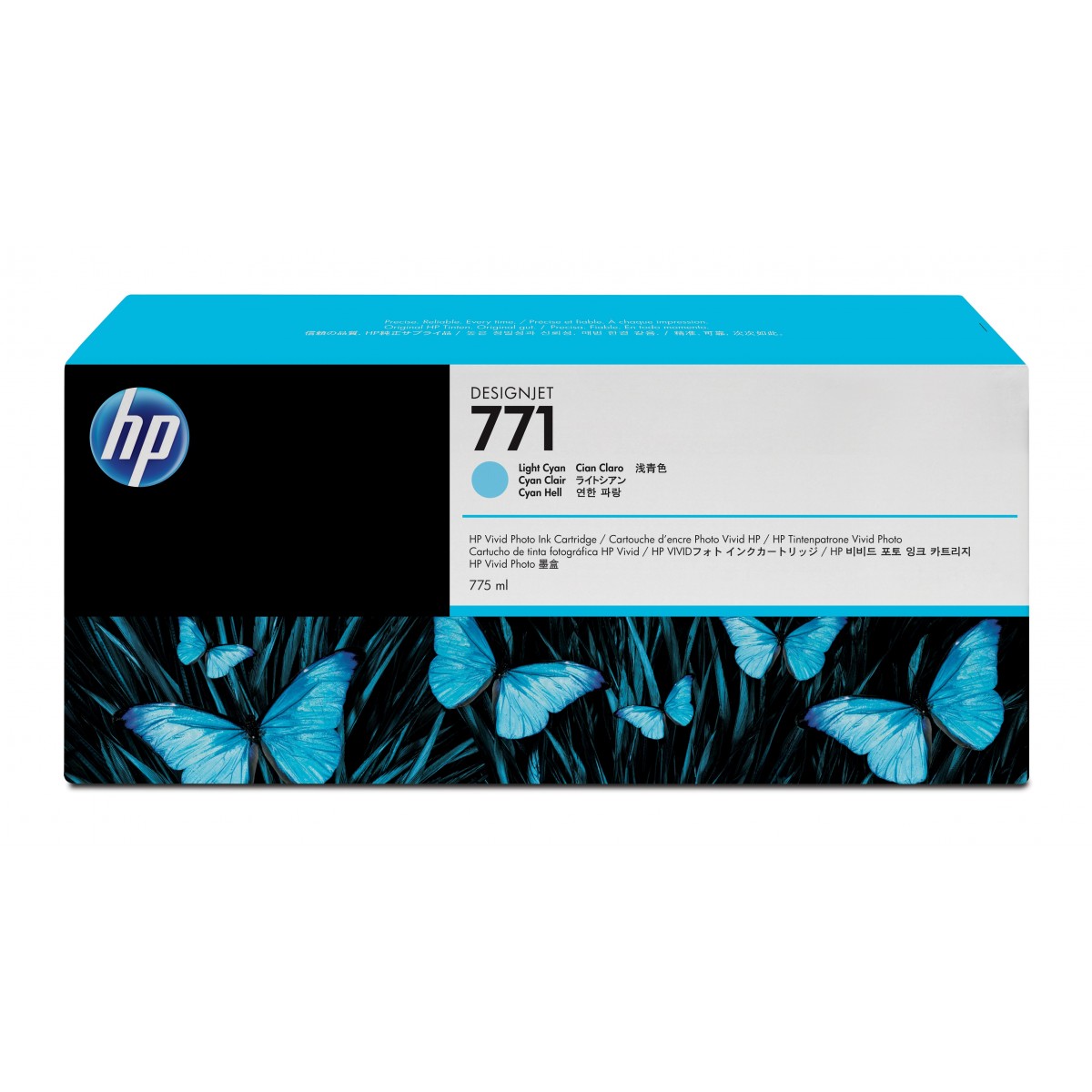 HP 771 - Original - Pigment-based ink - Light Cyan - HP DesignJet Z6200 - Z6610 - Z6810 - Inkjet printing - 1 pc(s)