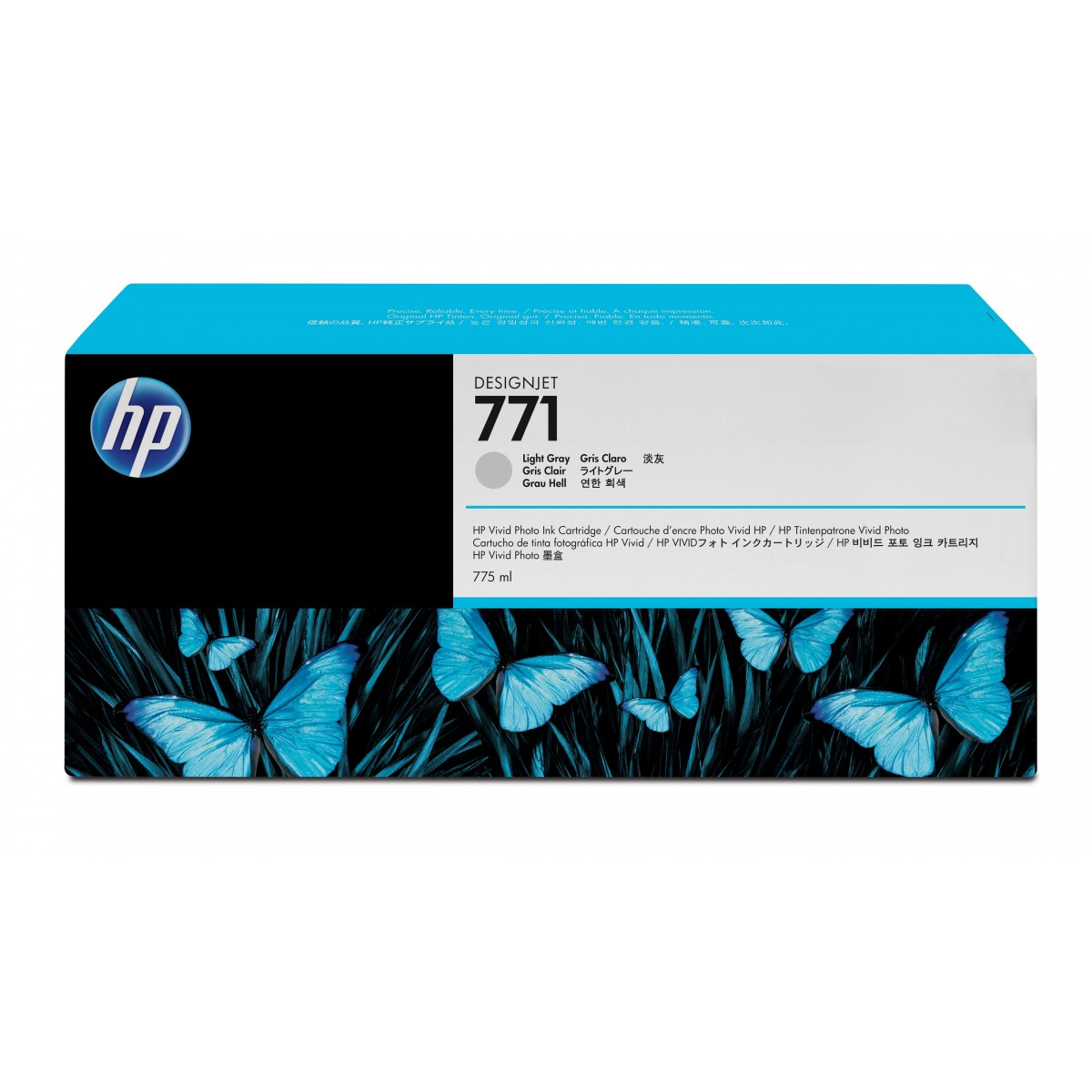 HP 771 - Original - Pigment-based ink - Light grey - HP DesignJet Z6200 - Z6610 - Z6810 - 1 pc(s) - Inkjet printing