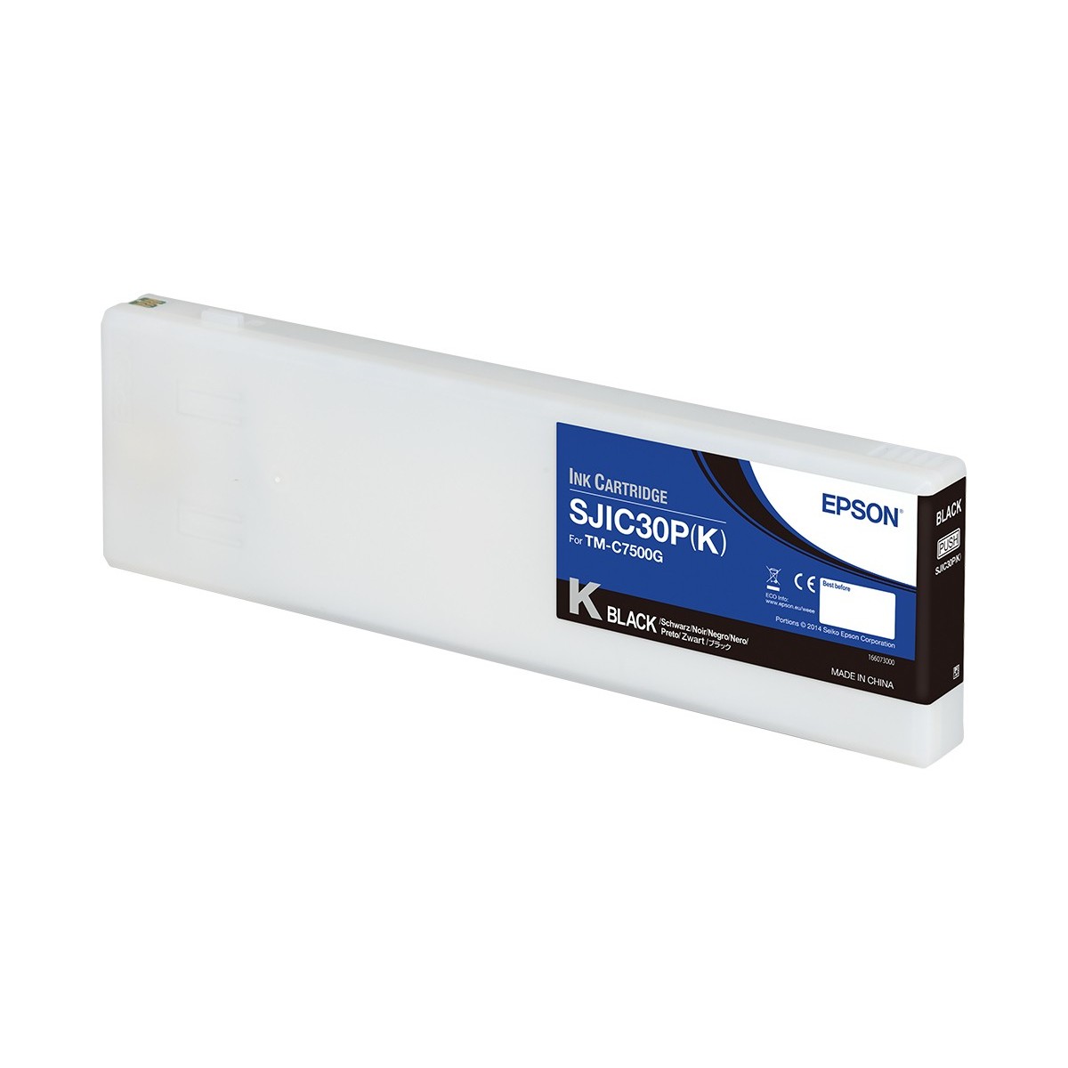 Epson SJIC30P(K): Ink cartridge for ColorWorks C7500G (Black) - Original - Pigment-based ink - Black - Epson - ColorWorks C7500G
