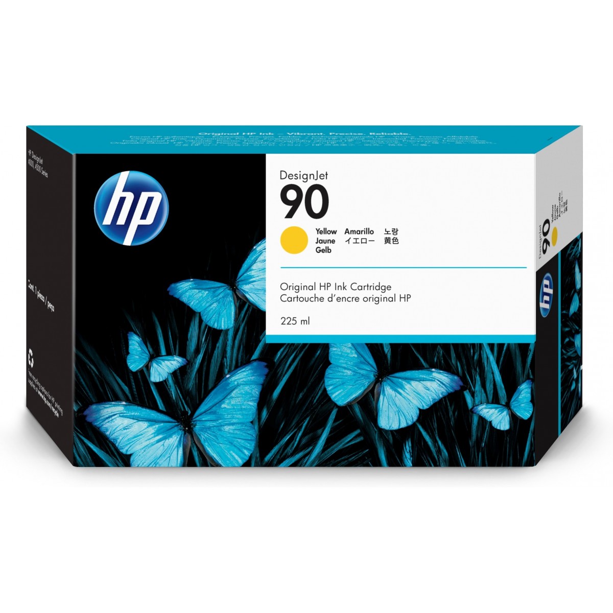 HP 90 - Original - Dye-based ink - Yellow - HP - HP Designjet 4000 - 4500 - 1 pc(s)