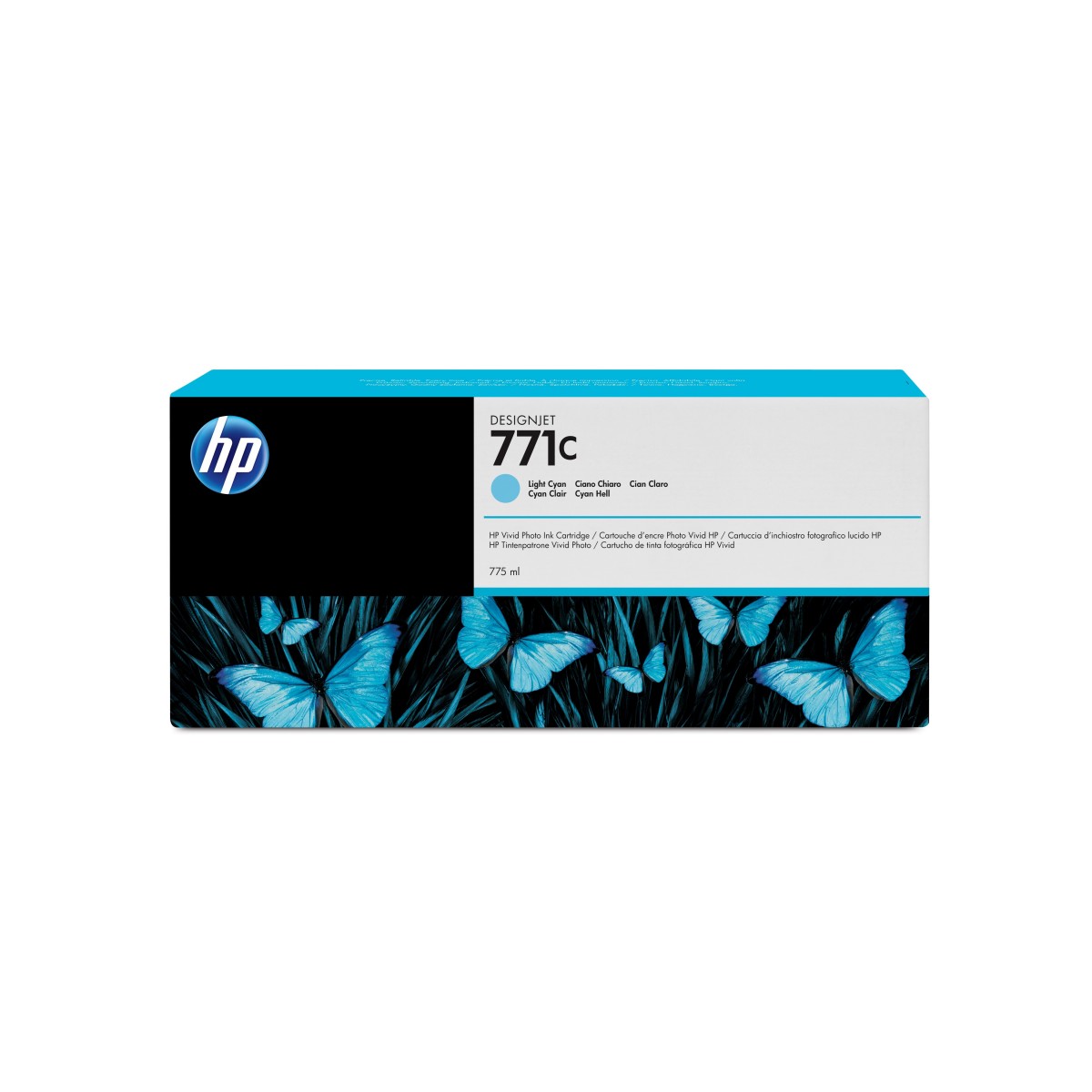 HP DesignJet 771C - Ink Cartridge Original - Light / Photo cyan - 775 ml