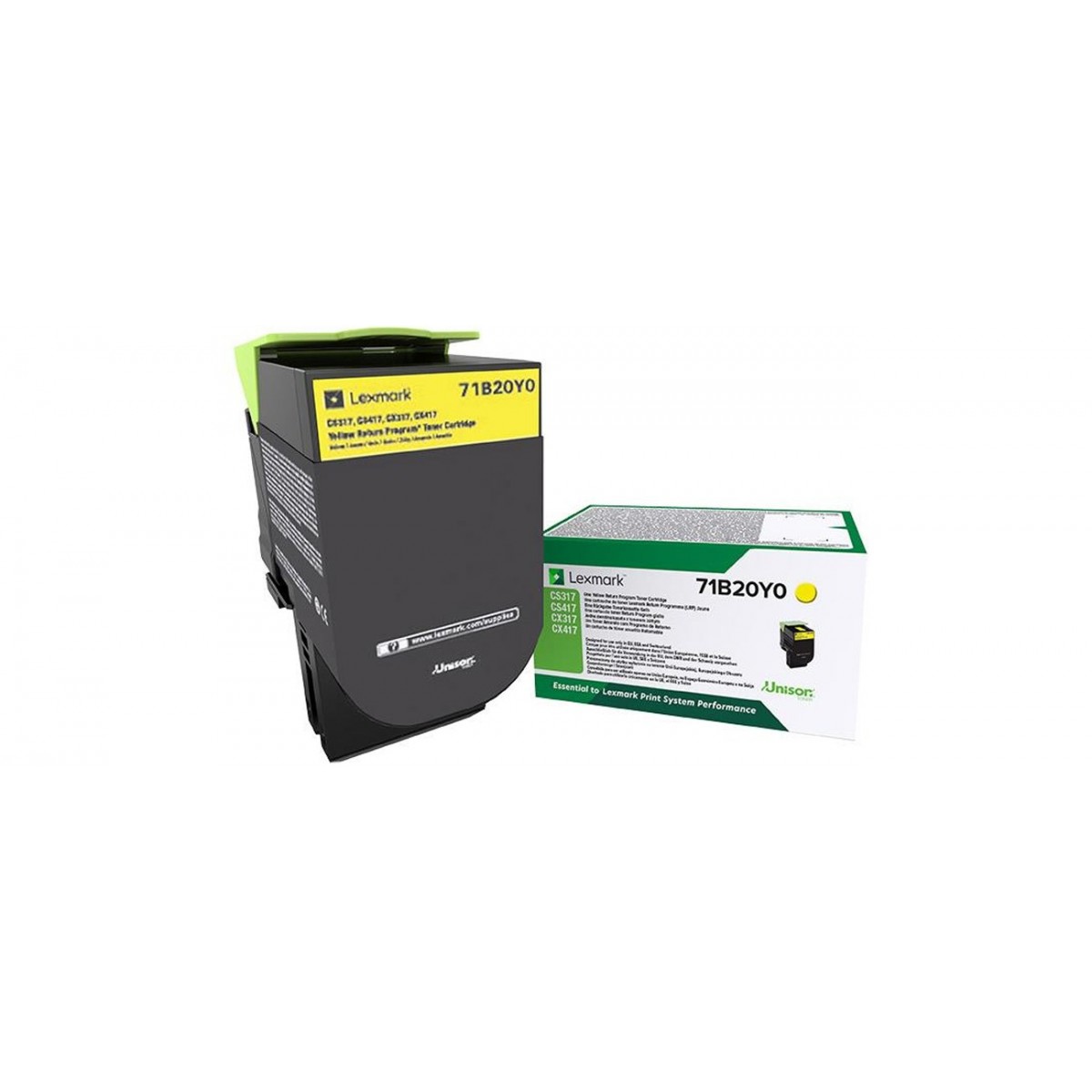 Lexmark 71B20Y0 - 2300 pages - Yellow - 1 pc(s)