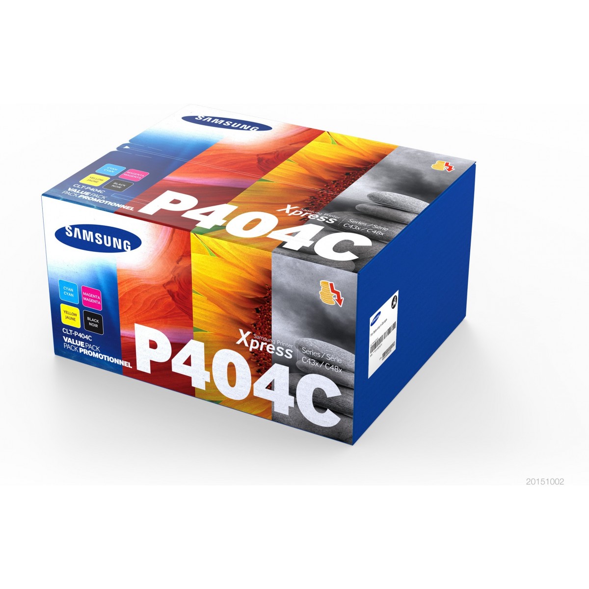 HP CLT-P404C 4-pack Black/Cyan/Magenta/Yellow Toner Cartridges - 1500 pages - Black - Cyan - Magenta - Yellow - 4 pc(s)