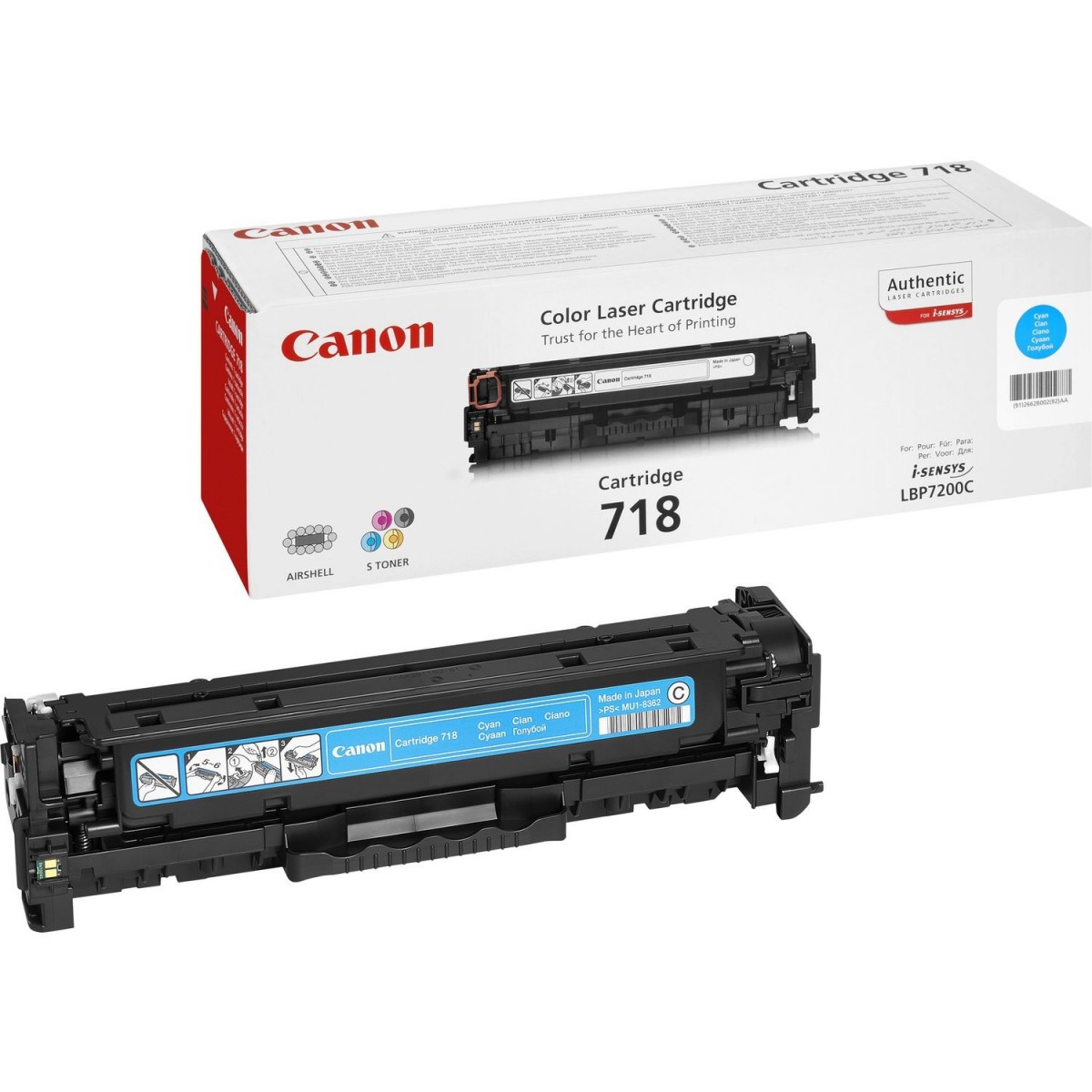 Canon CRG-718 C - 2900 pages - Cyan - 1 pc(s)