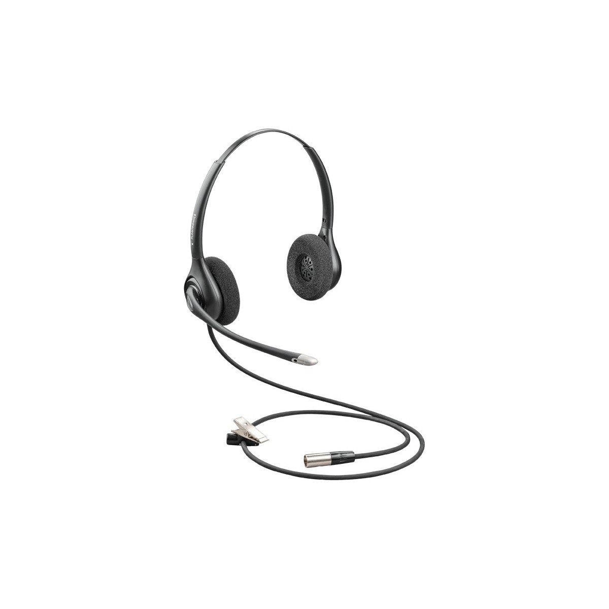 Poly HW261N-DC - Headset - Head-band - Office/Call center - Black - Binaural - Wired