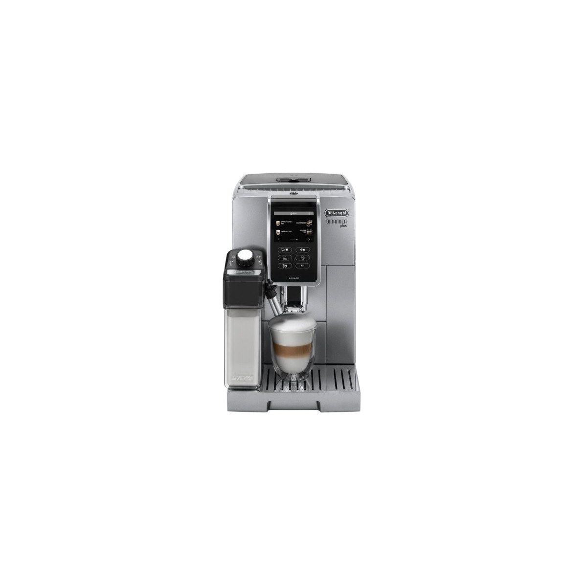 De Longhi Ecam 370.95.S - Combi coffee maker - Coffee beans - Built-in grinder - 1450 W - Silver