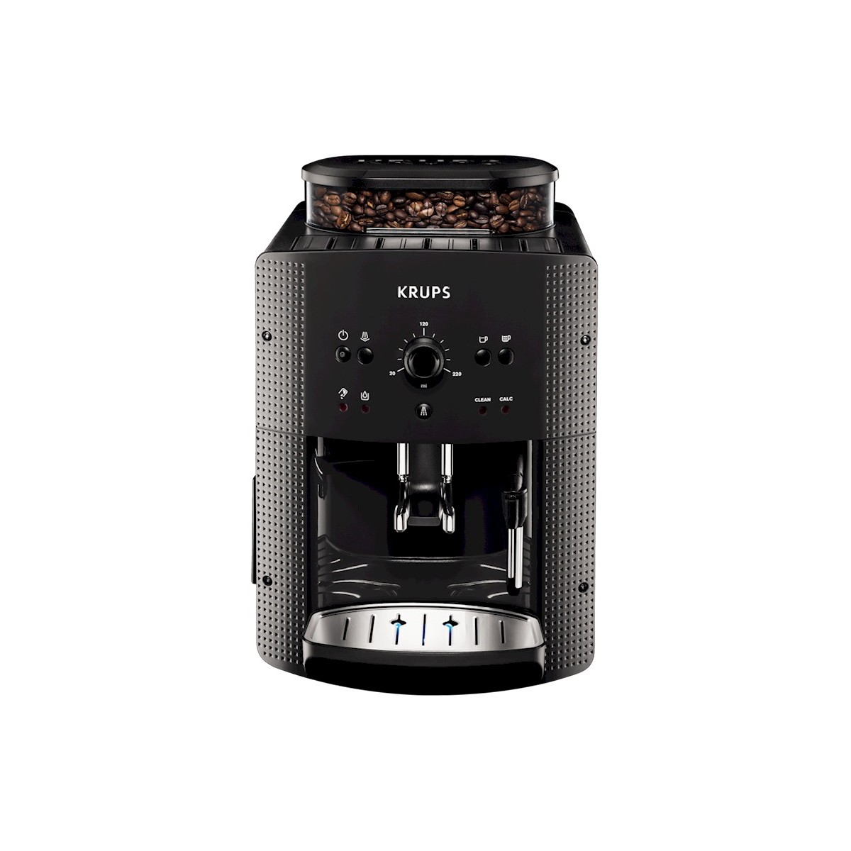 Krups Essential EA810B70 - Espresso machine - Coffee beans - Built-in grinder - Black - Grey