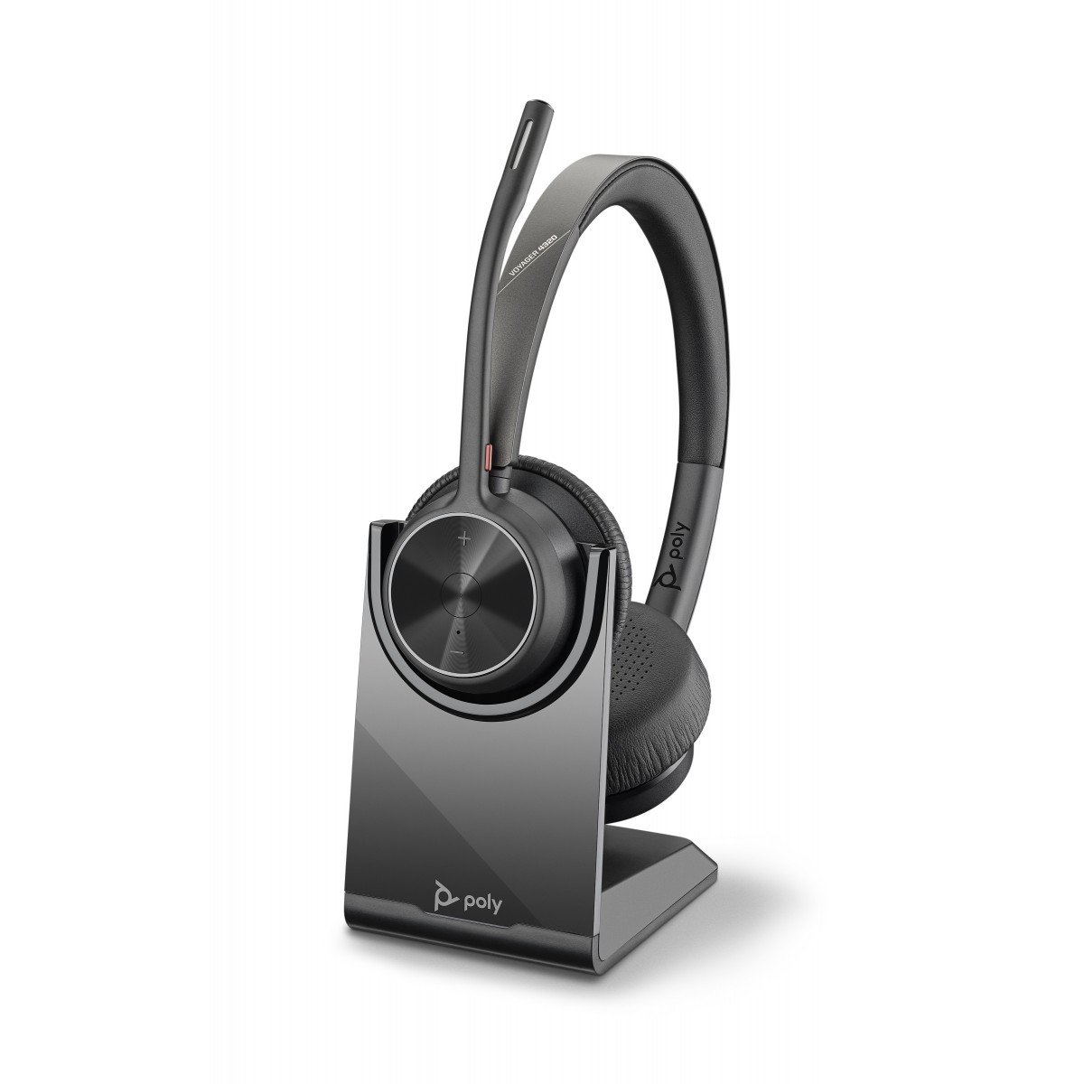 Poly BT Headset Voyager 4320 UC Stereo USB-C mit Stand - Headset - Stereo