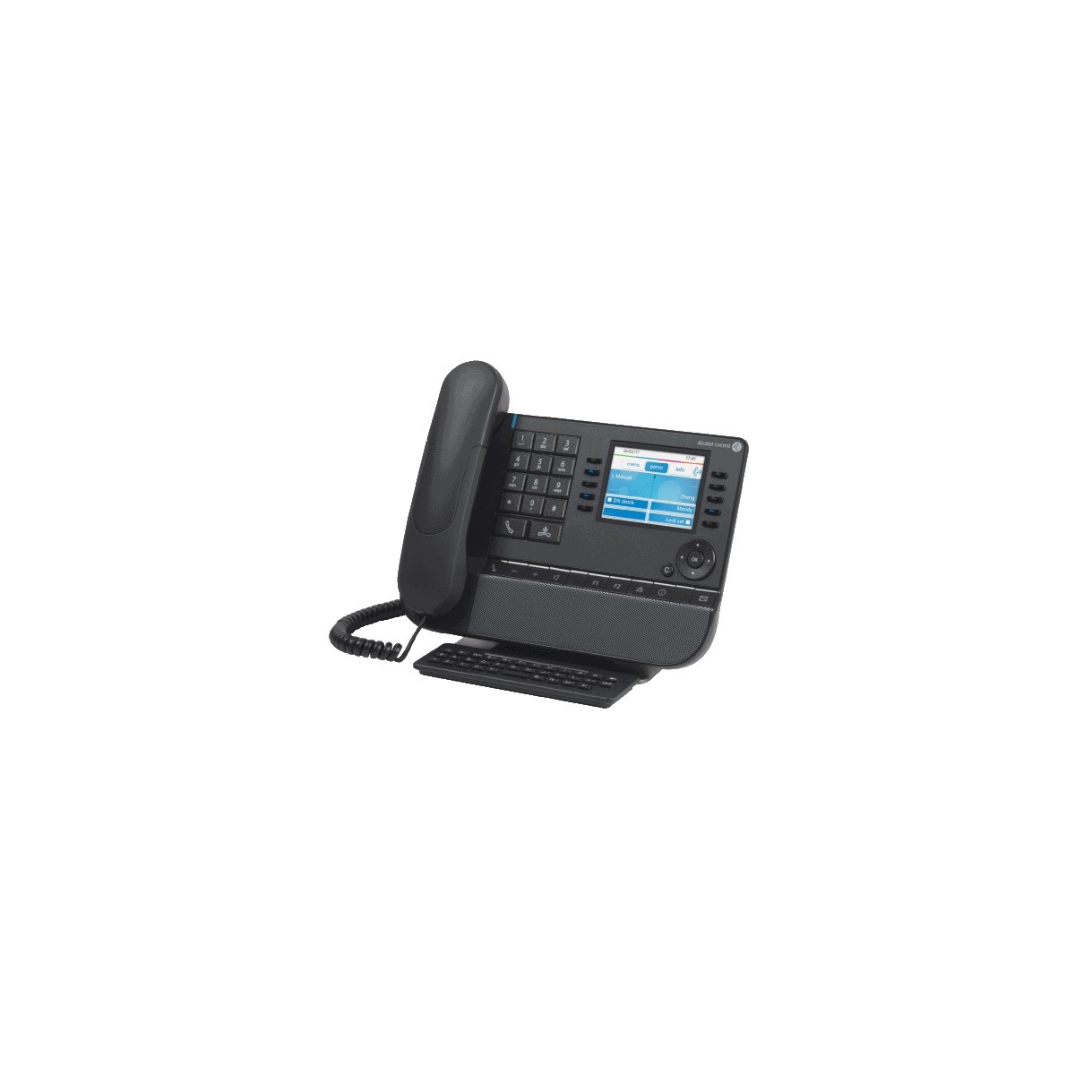 Alcatel Lucent 8058s Premium - IP-Telefon - Grau - Kabelgebundenes Mobilteil - Tasten - 8,89 cm (3.5 Zoll) - 240 x 320 Pixel