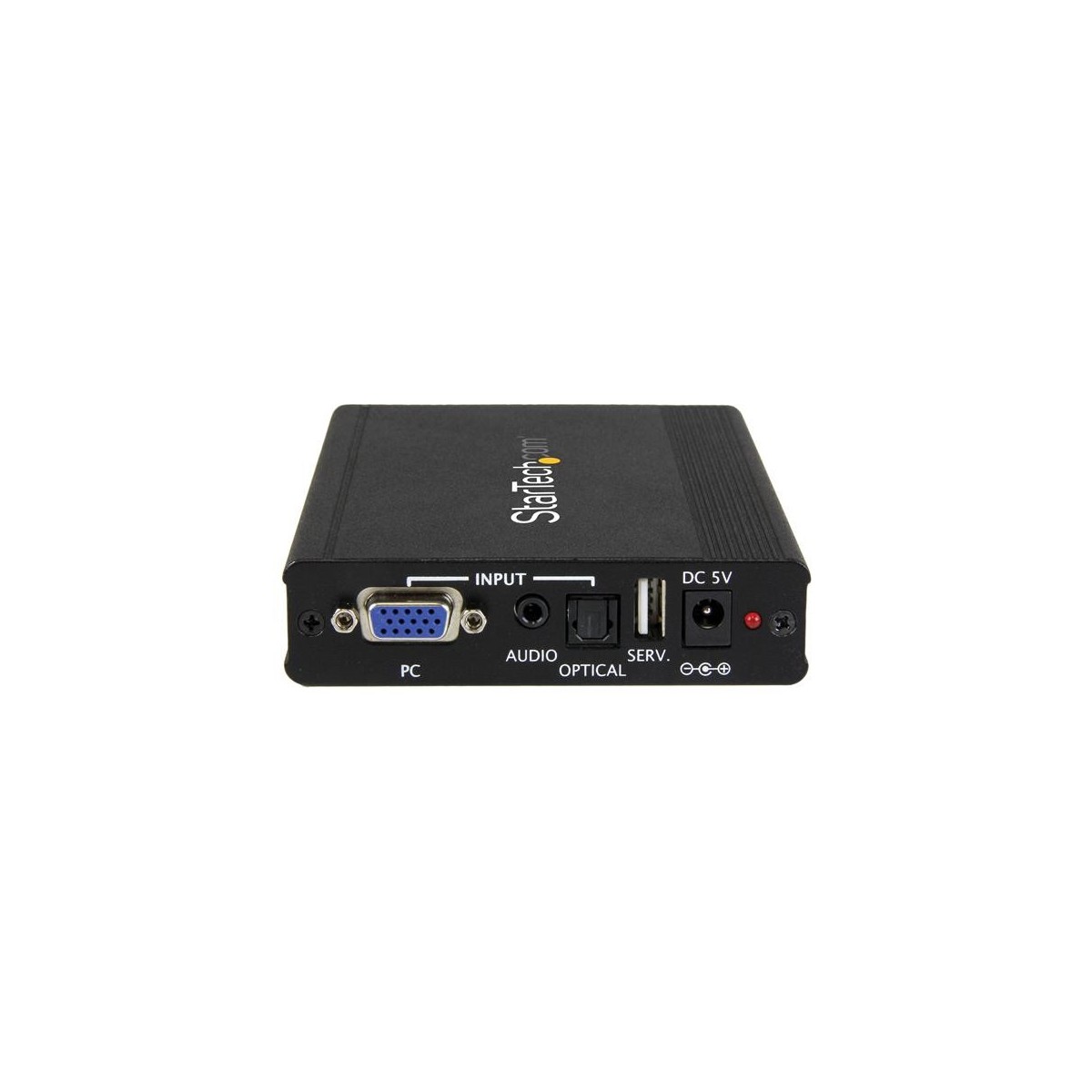 StarTech.com VGA to HDMI Scaler - 1920x1200 - 1920 x 1200 pixels - 1080p,720p - 7.1 channels - Scaler video converter - Black - 