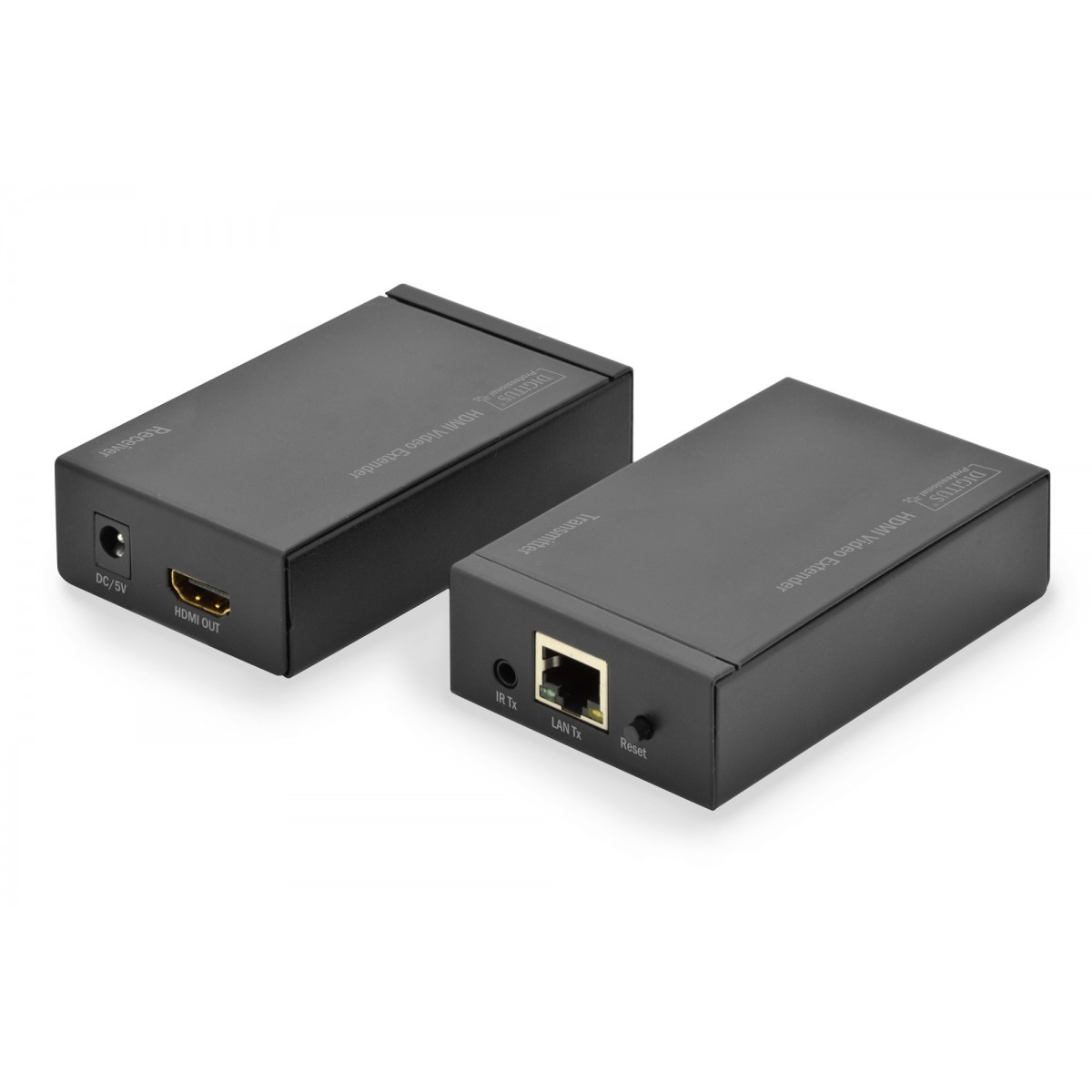 DIGITUS HDMI Video Extender over CAT 5 / IP with IR function