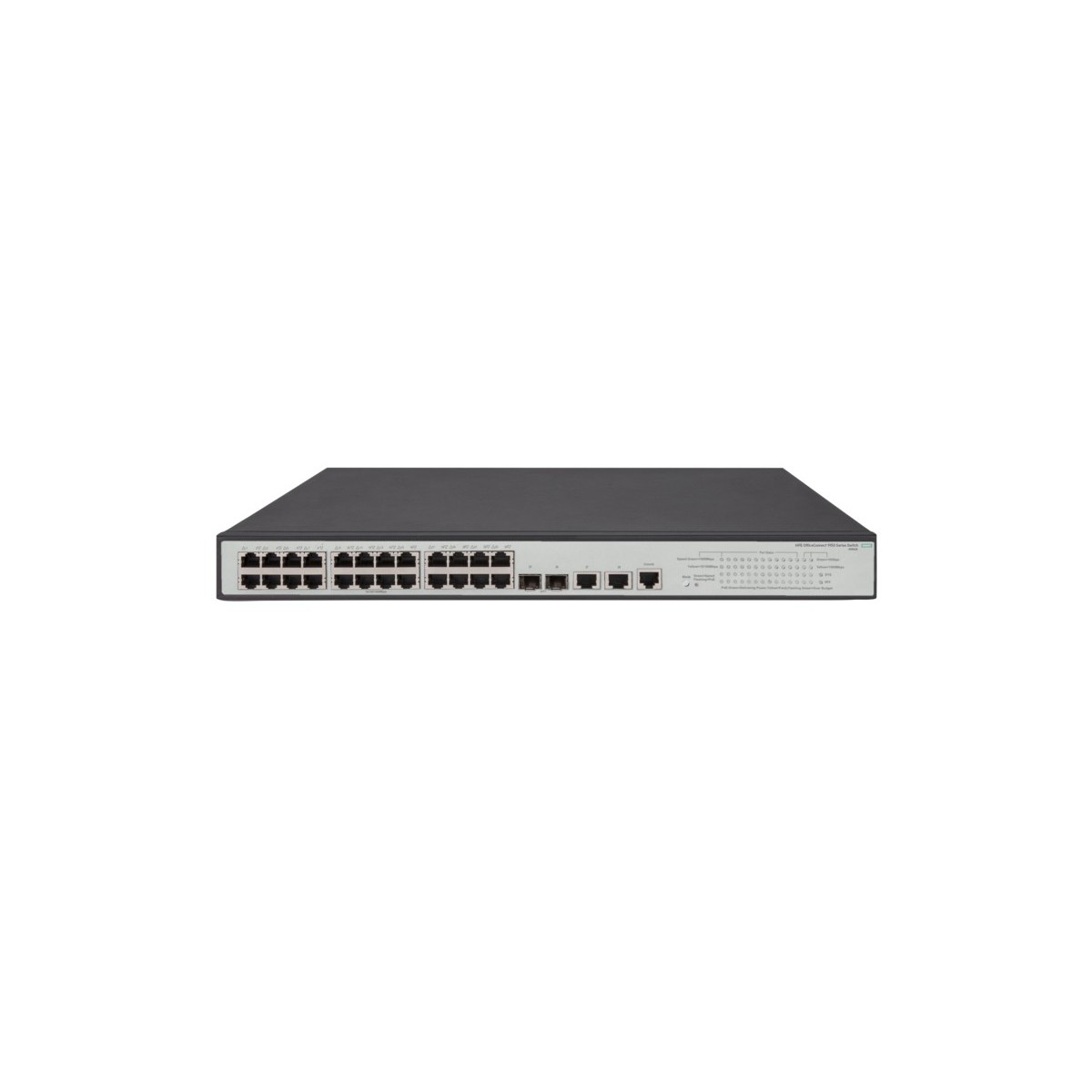 HPE OfficeConnect 1950 24G 2SFP+ 2XGT PoE+ - Managed - L3 - Gigabit Ethernet (10/100/1000) - Power over Ethernet (PoE) - Rack mo