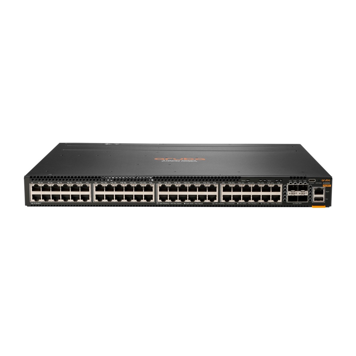 HPE 6300M - Managed - L3 - Gigabit Ethernet (10/100/1000) - Power over Ethernet (PoE) - Rack mounting - 1U