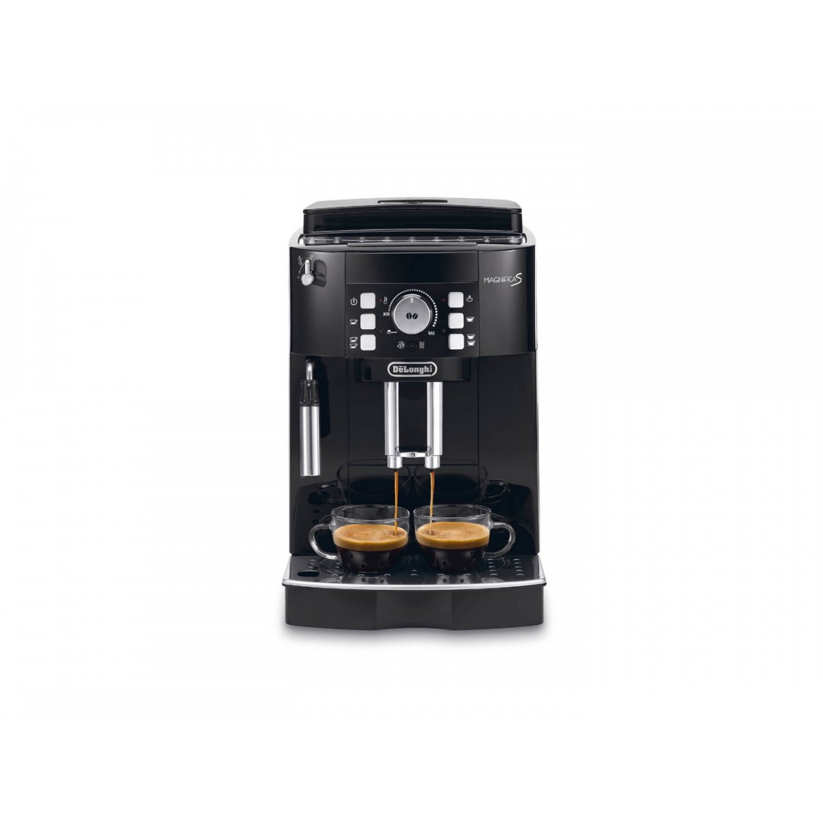 De Longhi Magnifica S - Espresso machine - 1.8 L - Coffee beans,Ground coffee - Built-in grinder - 1450 W - Black