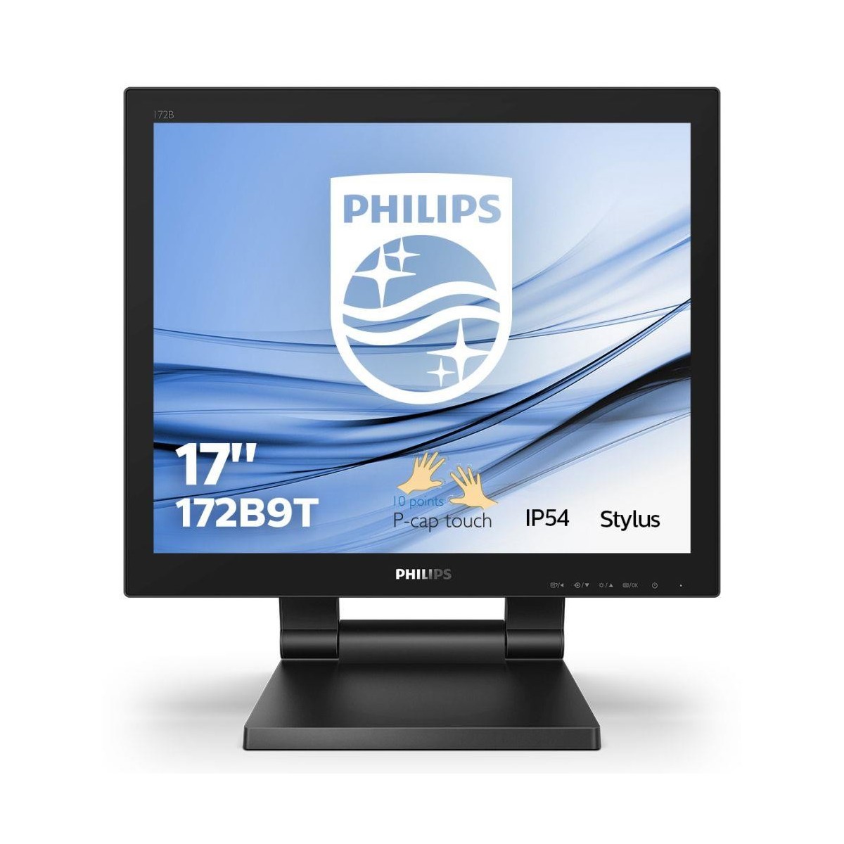 Philips B Line 172B9T/00 - 43.2 cm (17") - 1280 x 1024 pixels - SXGA - LCD - 1 ms - Black