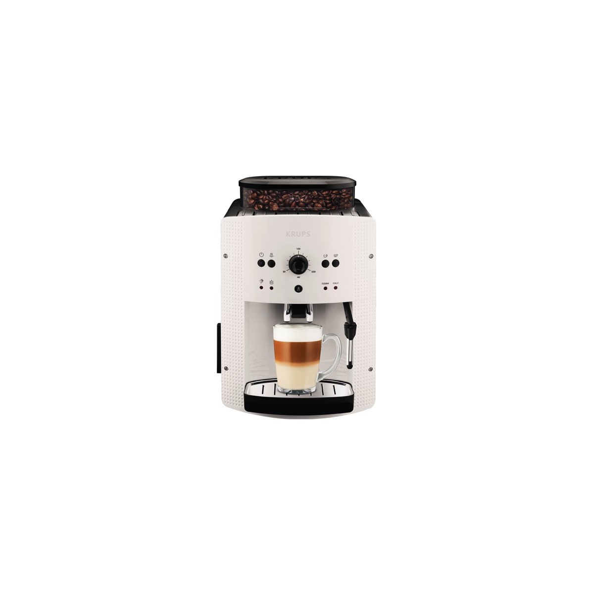 Krups EA8105 - Espresso machine - 1.6 L - Coffee beans - Built-in grinder - 1450 W - White