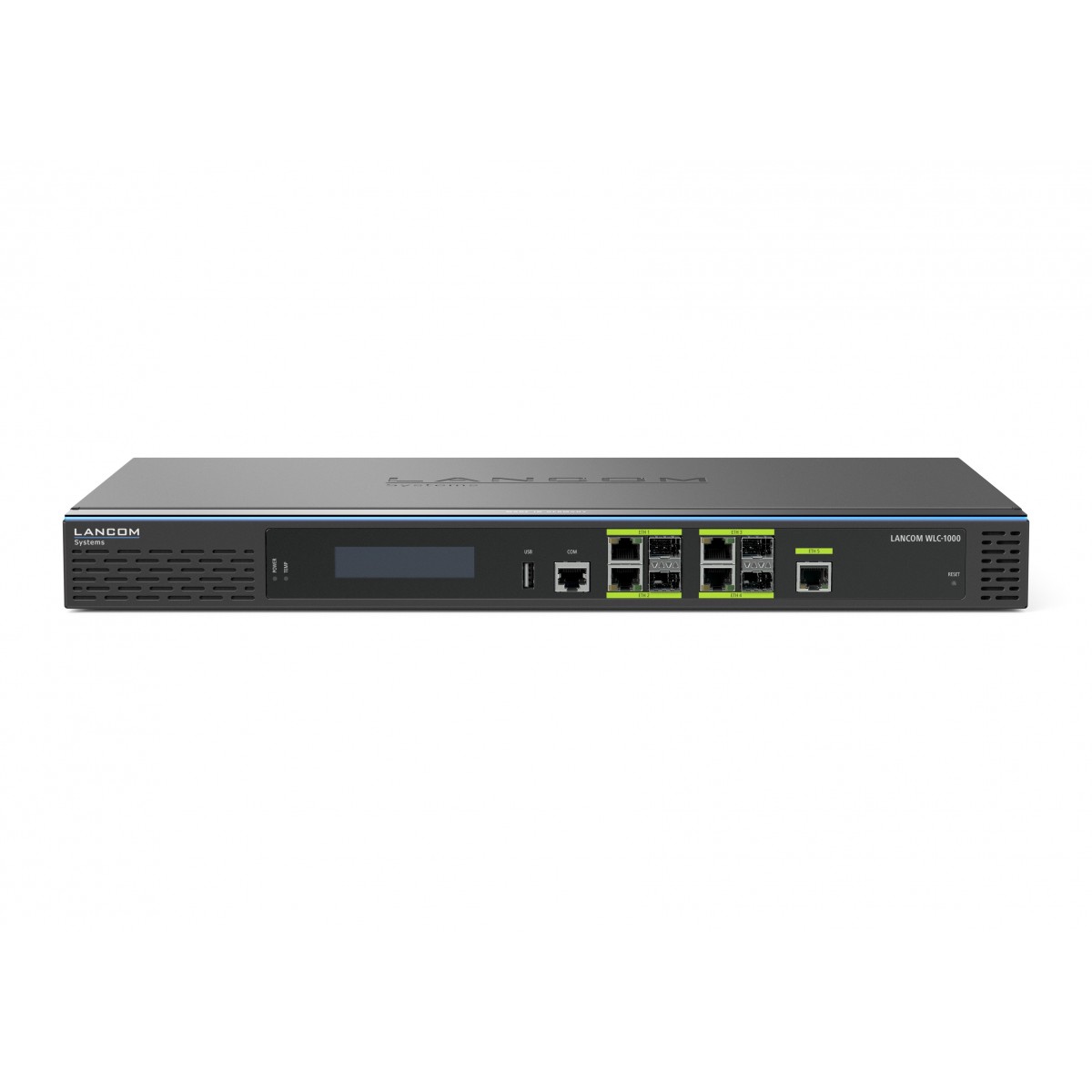 Lancom WLC-1000 - Wi-Fi 4 (802.11n) - Dual-band (2.4 GHz / 5 GHz) - Ethernet LAN - VDSL - Black - Tabletop router