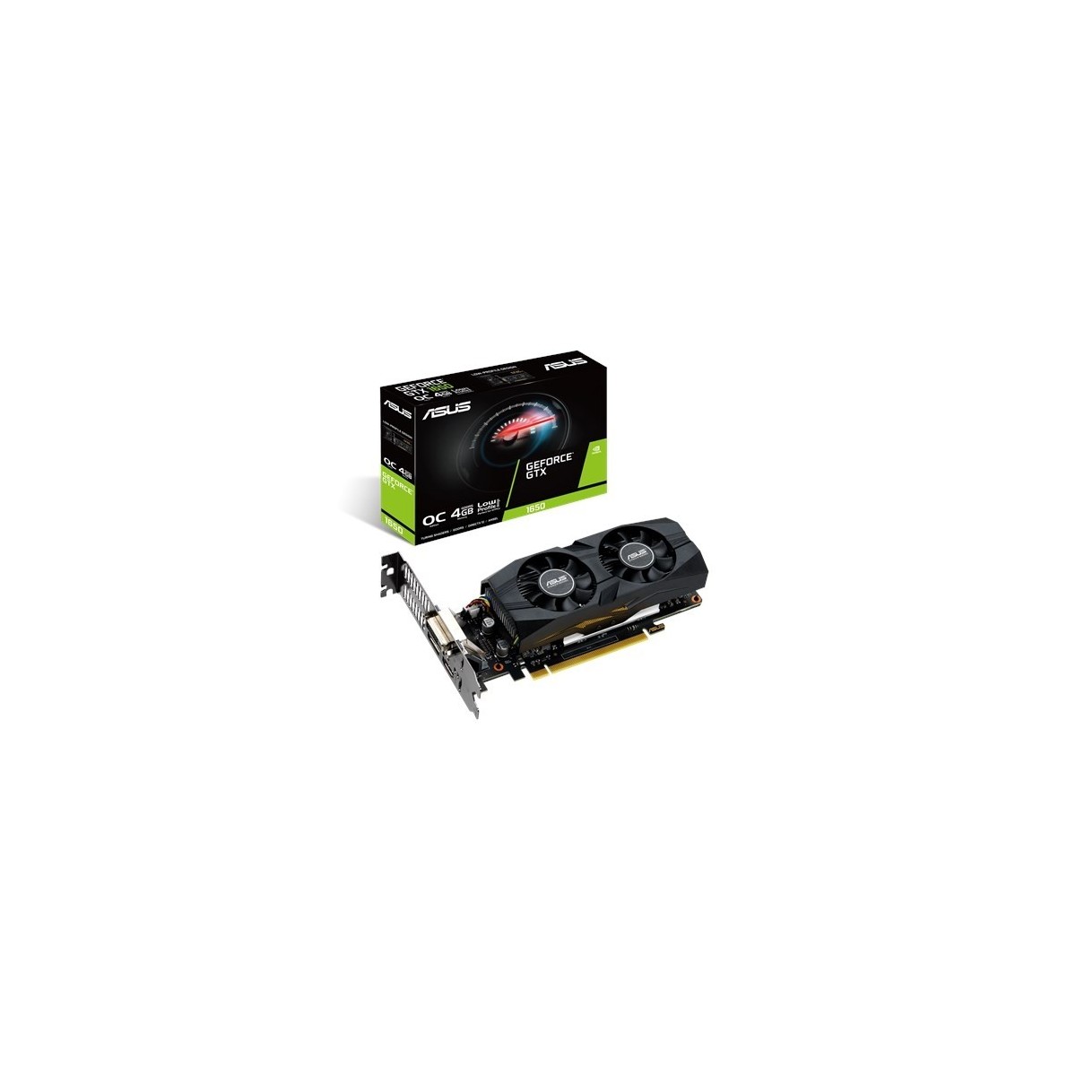 ASUS GTX1650-O4G-LP-BRK - GeForce GTX 1650 - 4 GB - GDDR5 - 128 bit - 7680 x 4320 pixels - PCI Express 3.0