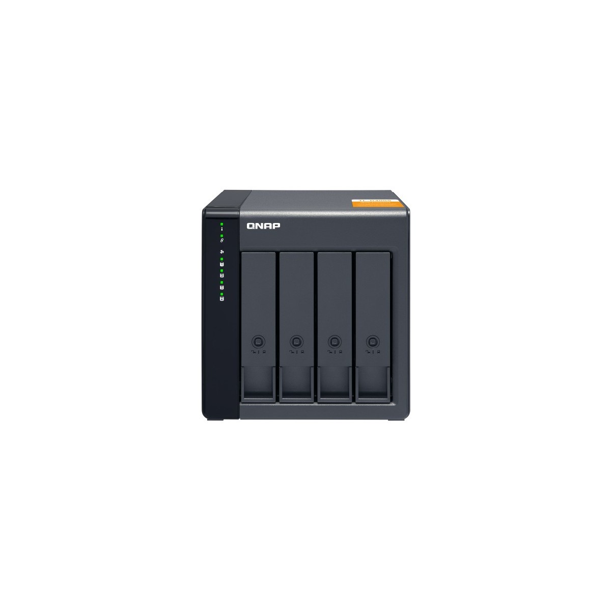 QNAP TL-D400S - HDD/SSD enclosure - 2.5/3.5 - Serial ATA II,Serial ATA III - 6 Gbit/s - Hot-swap - Black,Grey