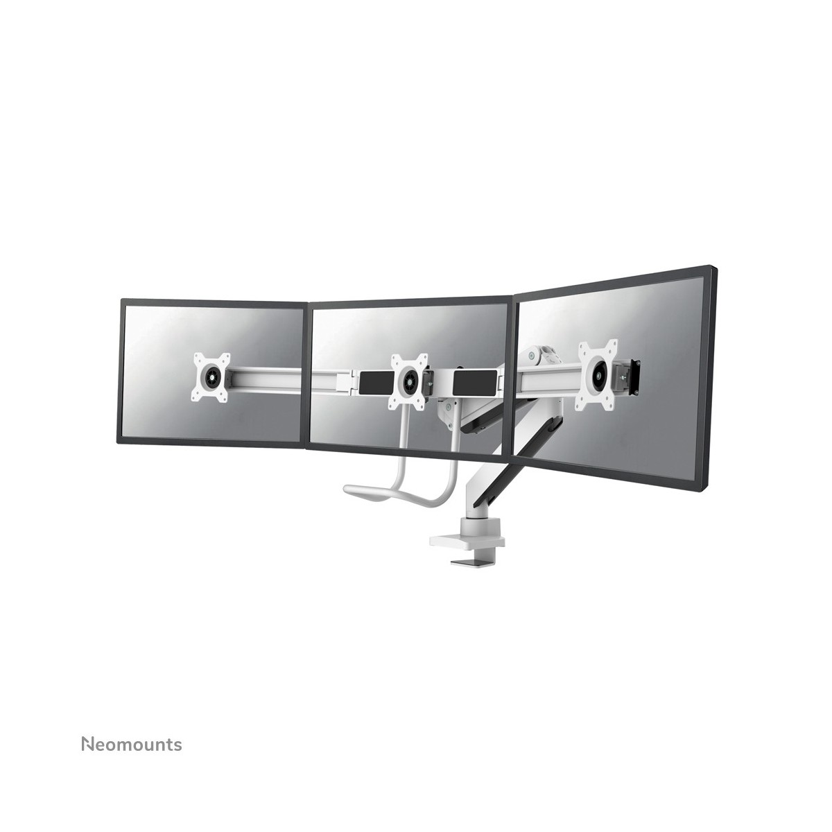 Neomounts flat screen desk mount - Clamp-Bolt-through - 6 kg - 43.2 cm (17") - 61 cm (24") - 100 x 100 mm - White