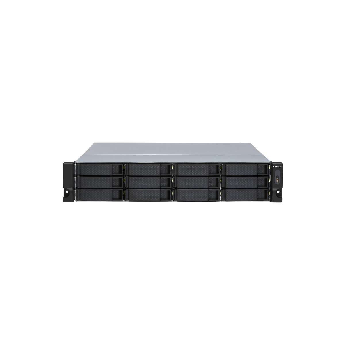 QNAP TL-R1200S-RP - HDD/SSD enclosure - 2.5/3.5 - Serial ATA III - 6 Gbit/s - Hot-swap - Black,Grey