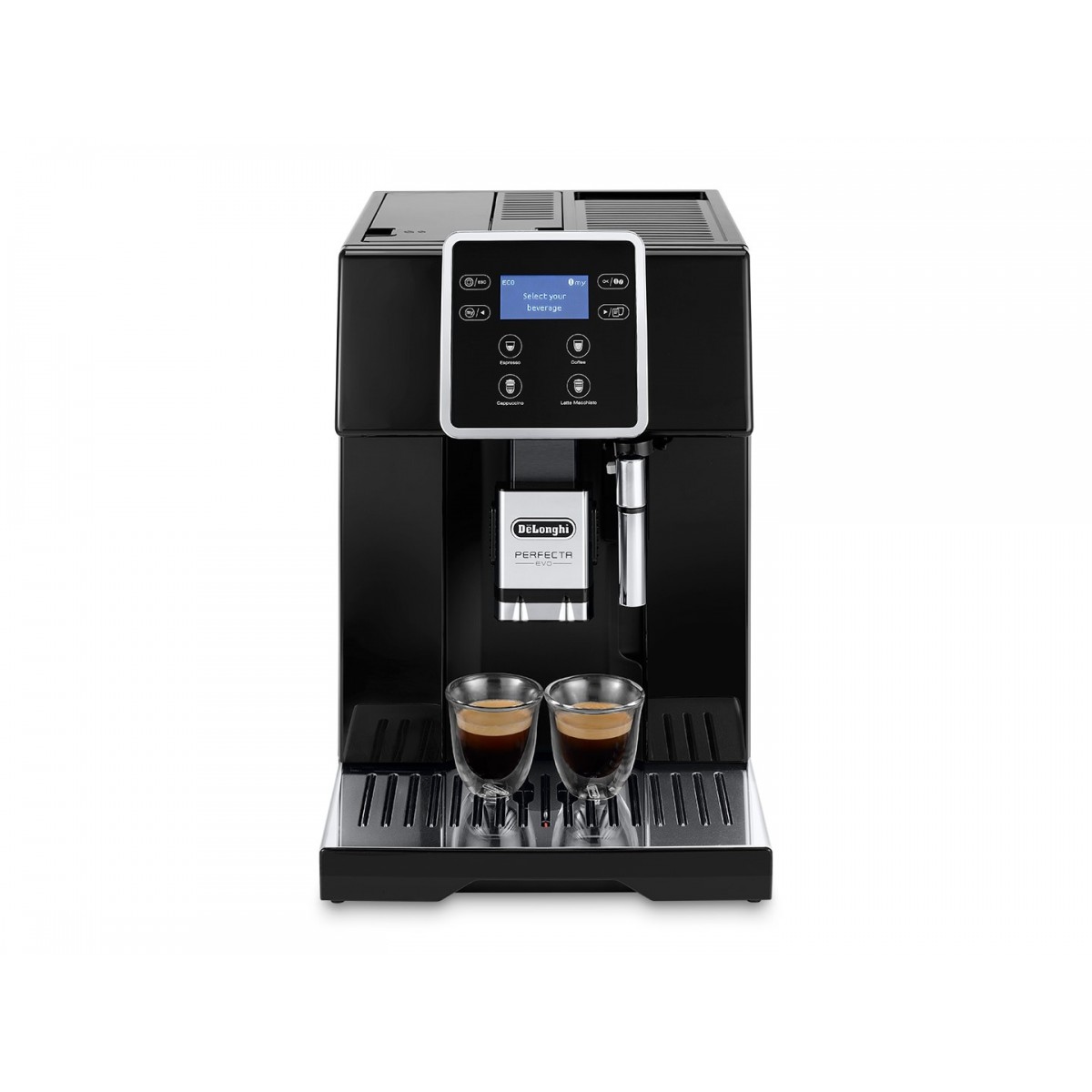 De Longhi Perfecta ESAM420.40.B - Combi coffee maker - Coffee beans - Built-in grinder - 1350 W - Black