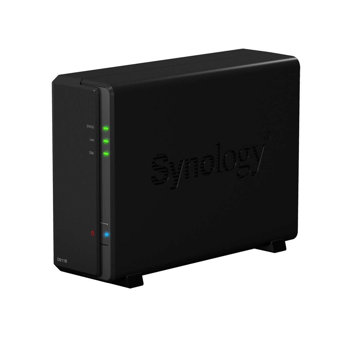 Synology DiskStation DS118 - NAS - Compact - Realtek - RTD1296 - Black