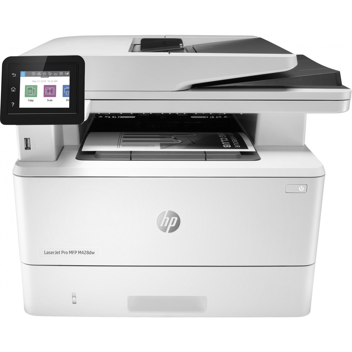 HP LaserJet Pro M428dw - Laser - Mono printing - 1200 x 1200 DPI - Mono copying - Colour scanning - Direct printing