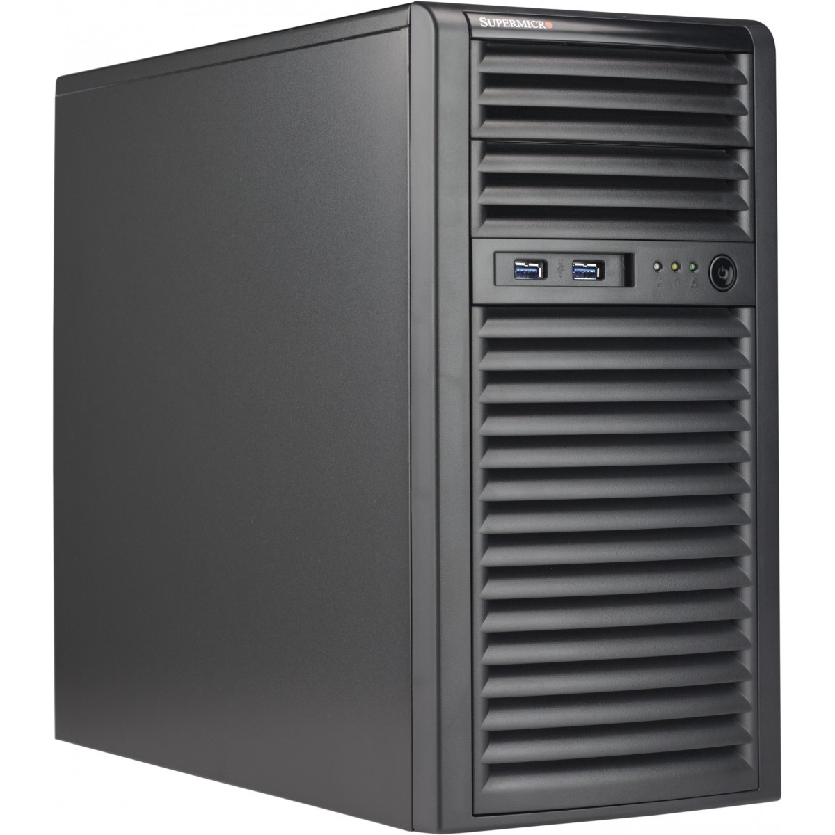 Supermicro CSE-731I-404B - Mini Tower - Server - Black - micro ATX - HDD - Network - Power - System - Kensington