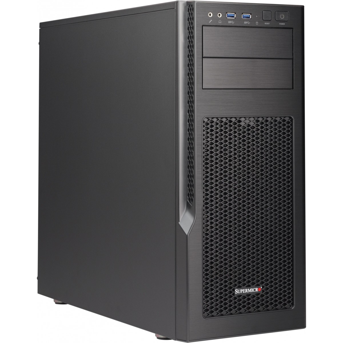 Supermicro SuperChassis GS5A-754K - Midi Tower - Server - Aluminum - Black - Gray - ATX,Micro ATX - HDD,Power