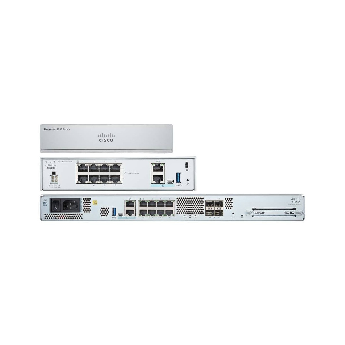 Cisco FPR1150-NGFW-K9 - 7500 Mbit/s - 4500 Mpps - 1.7 Gbit/s - Intel - https://www.cisco.com/ - Wired