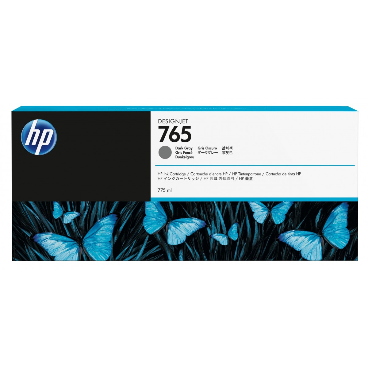 HP 765 - Original - Dye-based ink - Dark Grey - HP - HP DesignJet T7200 - 1 pc(s)