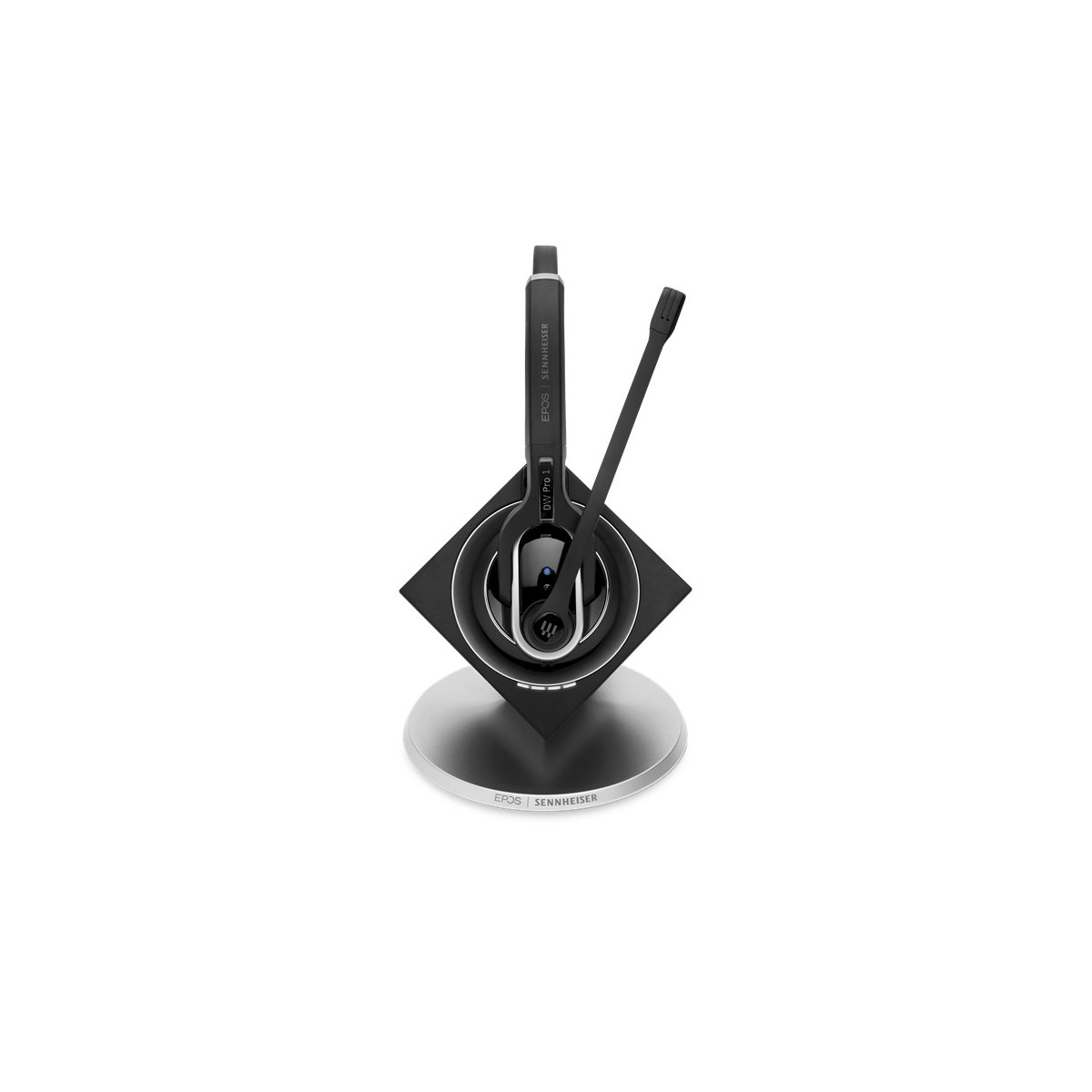 Sennheiser IMPACT DW 20 ML EU kabelloses System für Telefon und PC inkl. Basis einseitiges Kopfbuegel Headset - Headphones - 6.8