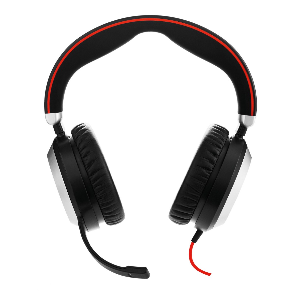 Jabra Evolve 80 UC Stereo - Headset - Head-band - Office/Call center - Black - Binaural - China