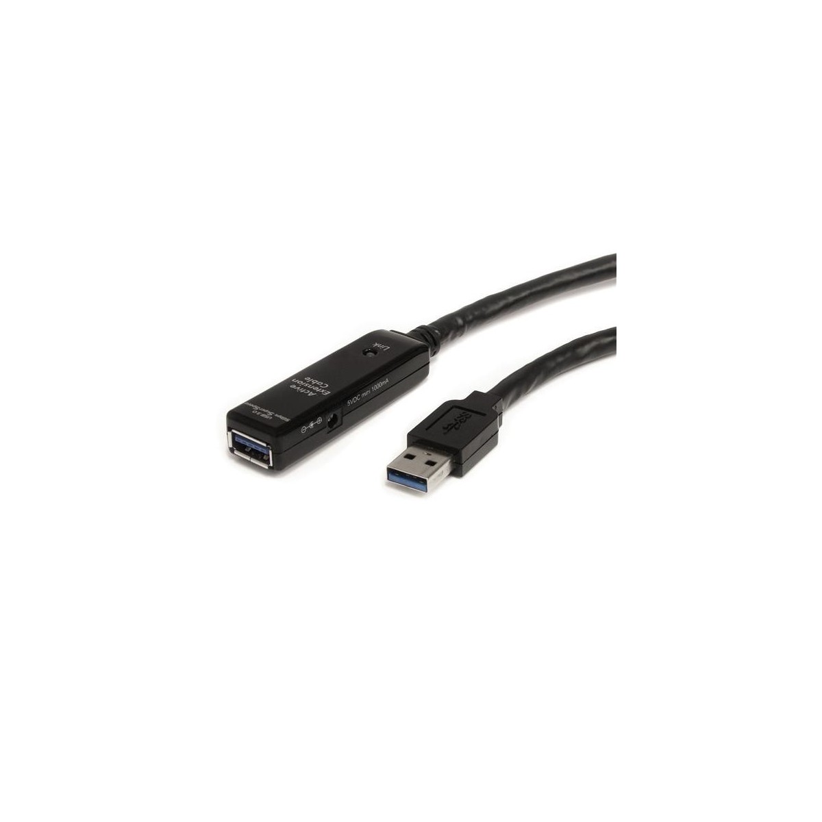 StarTech.com 10m USB 3.0 Active Extension Cable - M/F - 10 m - USB A - USB A - USB 3.2 Gen 1 (3.1 Gen 1) - 5000 Mbit/s - Black