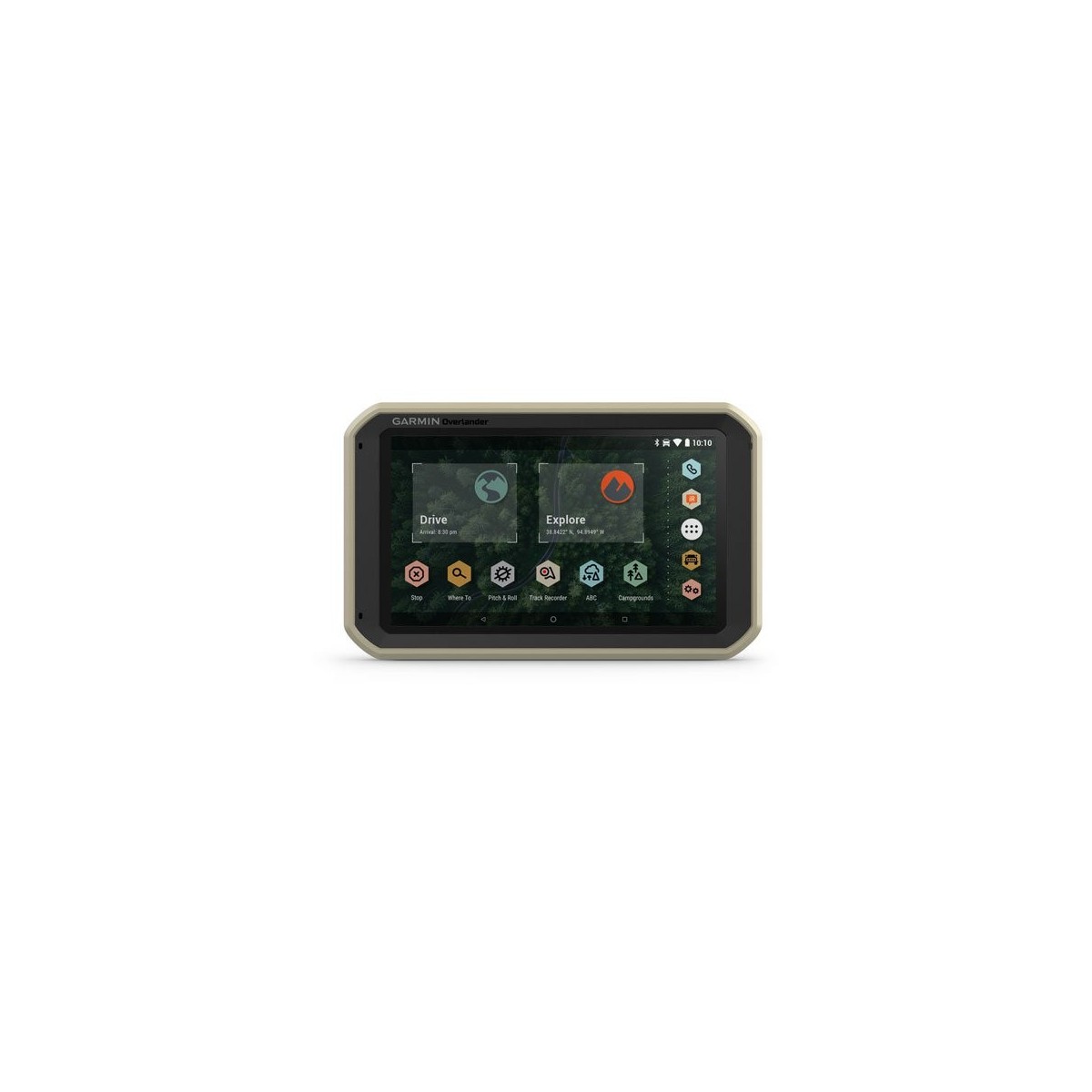 Garmin Overlander - 17.8 cm (7) - 1024 x 600 pixels - TFT - Multi-touch - Flash - MicroSD (TransFlash)
