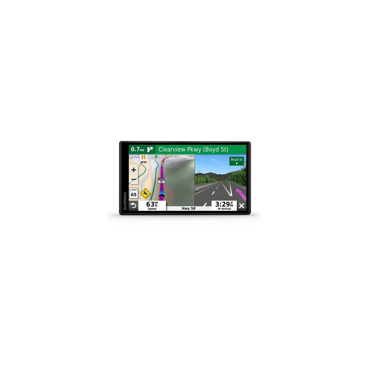 Garmin DriveSmart 55 EU MT-D - All Europe - 14 cm (5.5) - 1280 x 720 pixels - TFT - Multi-touch - Flash - Memory card