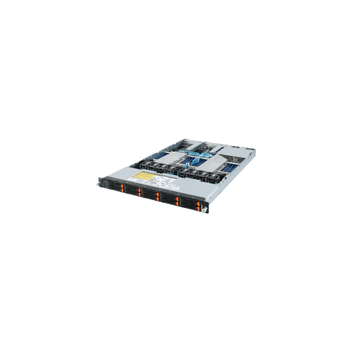 Gigabyte R182-Z92 rev. 100 - Server - Rack-Montage - 1U - zweiweg - keine CPU - Barebone