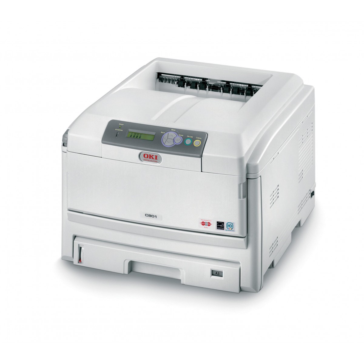 OKI C801dn - Colour - 600 x 1200 DPI - A3 - 32 ppm - Duplex printing - Network ready